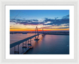 Atop the Bridge - Framed Print