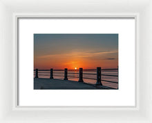 Load image into Gallery viewer, Battery Sunrise - Framed Print