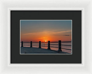 Battery Sunrise - Framed Print