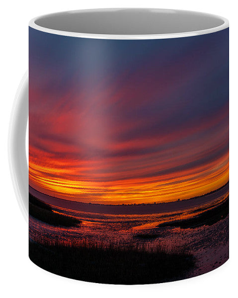 Mug with Fire Sky print