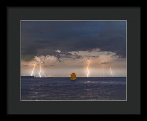 Lightning Tree - Framed Print