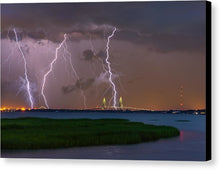 Load image into Gallery viewer, Lightning Bridge - Canvas Print