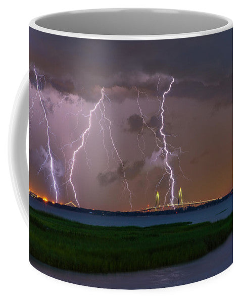  Lightning Bridge printed mug