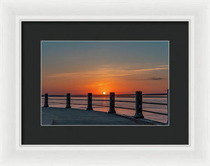 Battery Sunrise - Framed Print