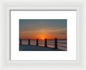 Battery Sunrise - Framed Print