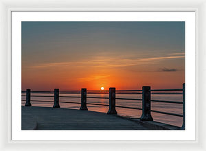 Battery Sunrise - Framed Print