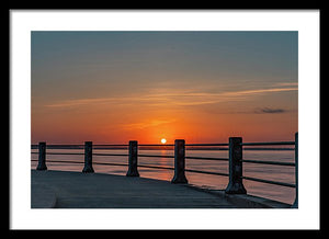 Battery Sunrise - Framed Print