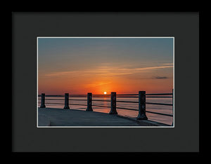 Battery Sunrise - Framed Print