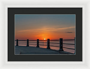 Battery Sunrise - Framed Print