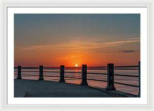 Battery Sunrise - Framed Print