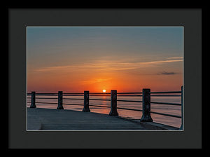 Battery Sunrise - Framed Print