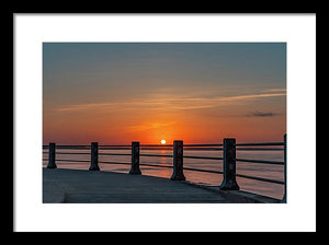 Battery Sunrise - Framed Print