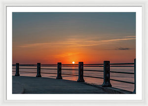 Battery Sunrise - Framed Print