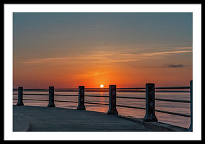 Battery Sunrise - Framed Print