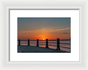 Battery Sunrise - Framed Print