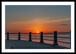 Battery Sunrise - Framed Print