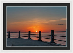 Battery Sunrise - Framed Print