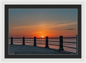 Battery Sunrise - Framed Print