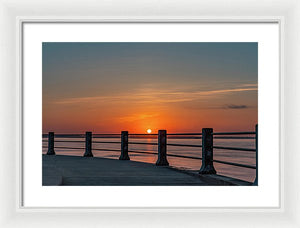 Battery Sunrise - Framed Print