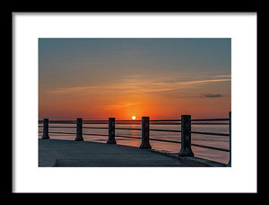 Battery Sunrise - Framed Print