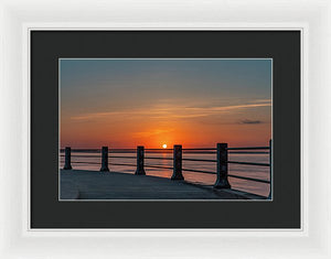 Battery Sunrise - Framed Print