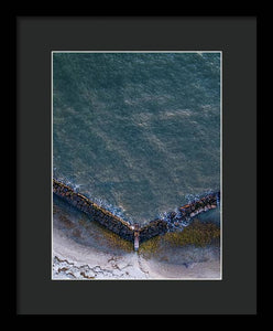 Beach Above - Framed Print
