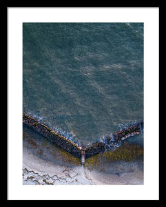 Beach Above - Framed Print