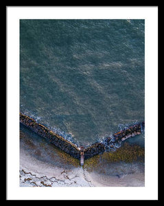 Beach Above - Framed Print