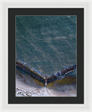 Load image into Gallery viewer, Beach Above - Framed Print