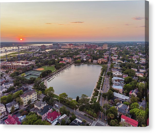 Colonial Sunset Canvas Print