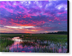 Cotton Ball Sky - Canvas Print