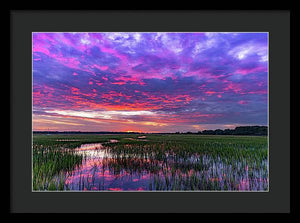 Cotton Ball Sky - Framed Print