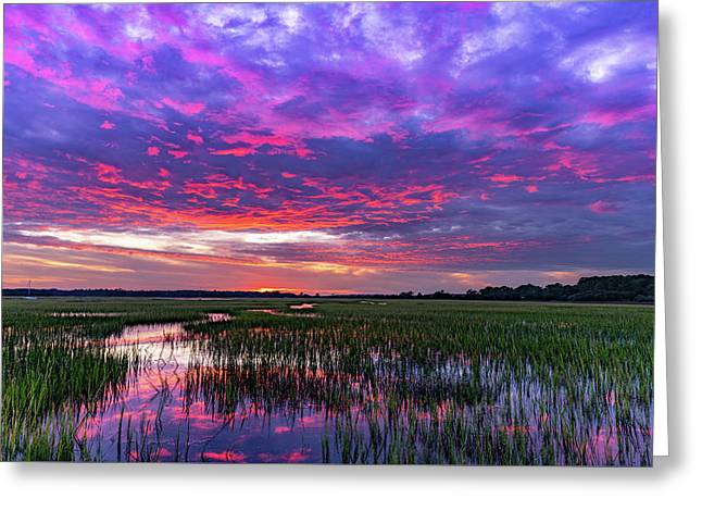 Cotton Ball Sky - Greeting Card