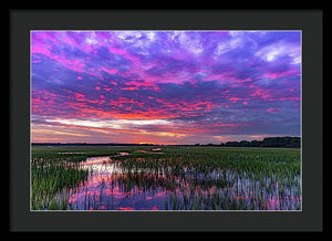 Cotton Ball Sky - Framed Print