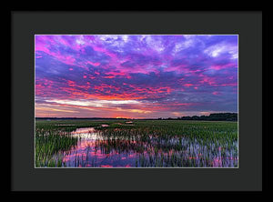 Cotton Ball Sky - Framed Print