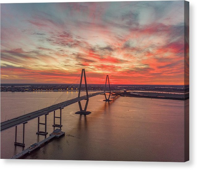 Fire Bridge Wall Canvas