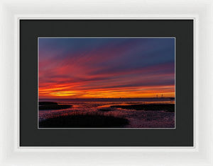 Fire Sky - Framed Print