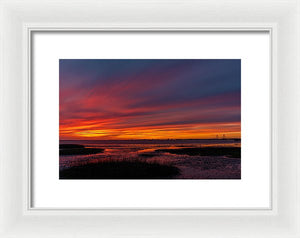 Fire Sky - Framed Print