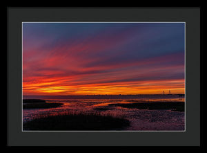 Fire Sky - Framed Print