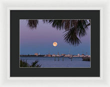 Load image into Gallery viewer, Flower SuperMoon - Framed Print