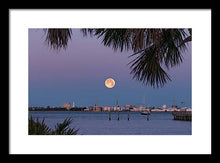 Load image into Gallery viewer, Flower SuperMoon - Framed Print