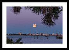 Load image into Gallery viewer, Flower SuperMoon - Framed Print