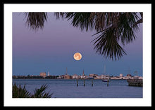 Load image into Gallery viewer, Flower SuperMoon - Framed Print