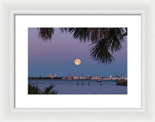 Load image into Gallery viewer, Flower SuperMoon - Framed Print