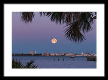 Load image into Gallery viewer, Flower SuperMoon - Framed Print