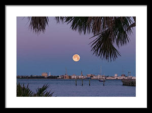 Flower SuperMoon - Framed Print