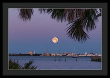 Load image into Gallery viewer, Flower SuperMoon - Framed Print