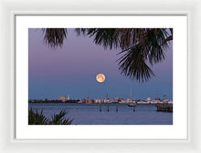 Load image into Gallery viewer, Flower SuperMoon - Framed Print