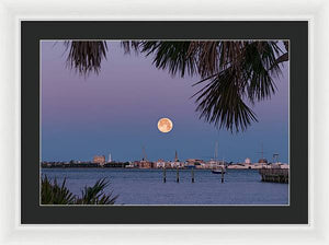 Flower SuperMoon - Framed Print