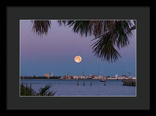 Load image into Gallery viewer, Flower SuperMoon - Framed Print